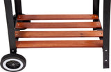 OUTDOOR BARBECUE / GRILL | WOODEN SHELF | GRATE 48X28 CM (99585)