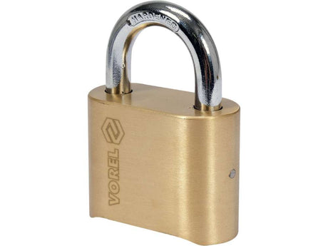 PADLOCK WITH 4-RING COMBINATION LOCK. (77612)
