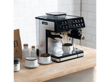 PRESSURE COFFEE MAKER WITH MILK FROTHER AND GRINDER 1350W (68501)