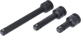 IMPACT EXTENSION BAR SET | EXTERNAL/INTERNAL SQUARE 20 MM (3/4") | 3 PCS. (8840)