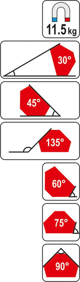 MAGNETIC WELDING HOLDER 64X95X14MM (YT-0866)