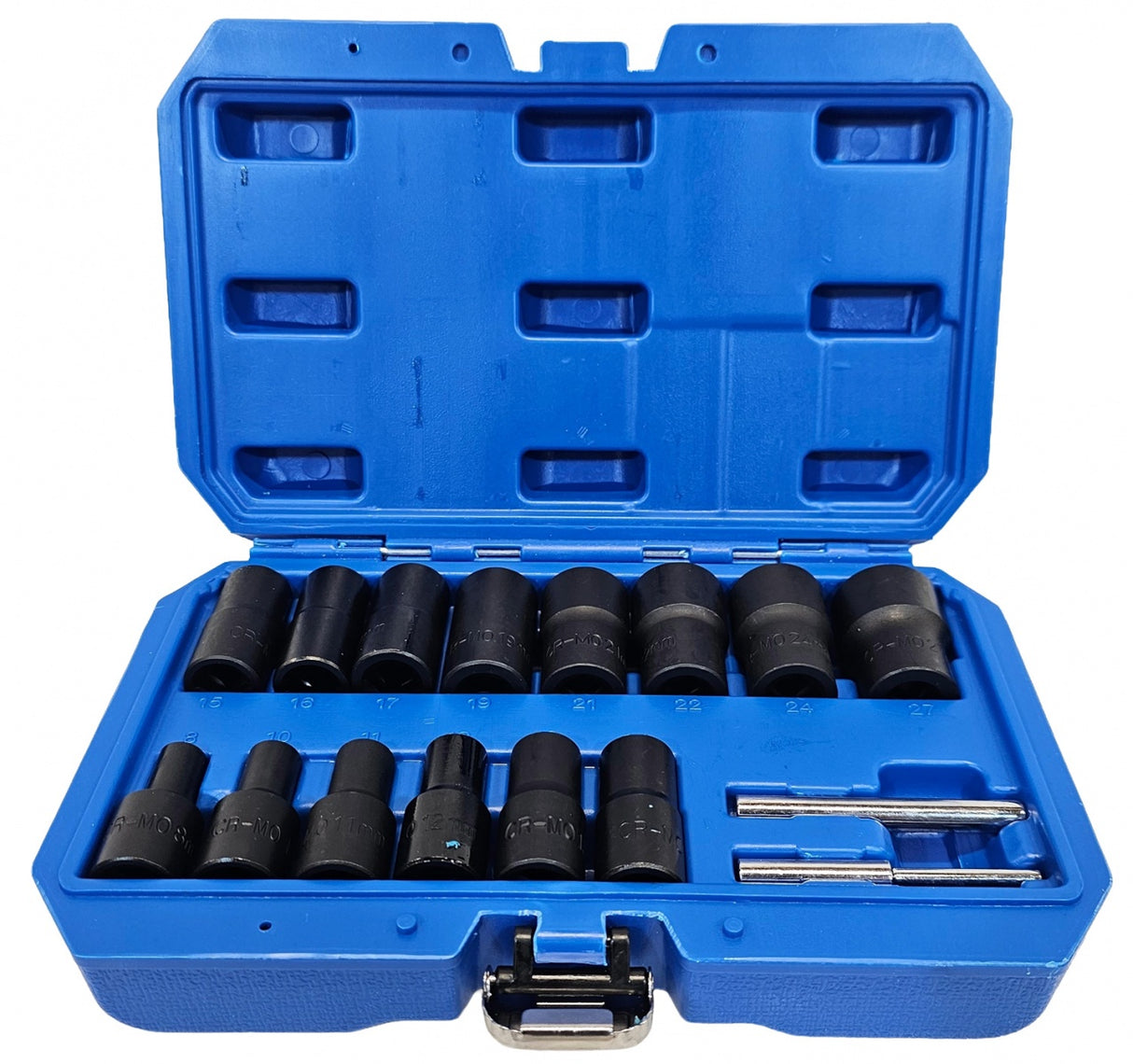 SPECIAL SOCKET SET / SCREW EXTRACTORS | 12.5 MM (1/2") | 8 - 27 MM | 16 PCS. (SK2016185)