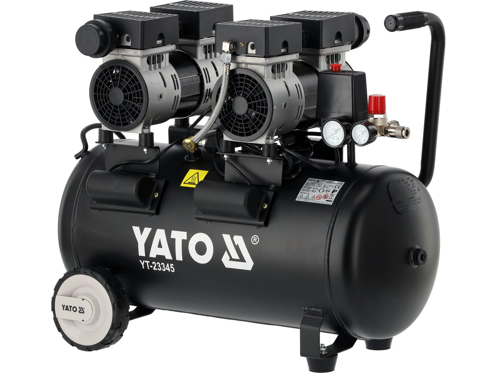 AIR COMPRESSOR SILENT | OIL-FREE | 50L/0.8MPA/8BAR/115PSI/280L/MIN | 1500 W (YT-23345)