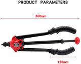 RIVET TOOL FOR THREADED RIVETS | WITH SET | M3-M12 | 360 MM (BT-608)