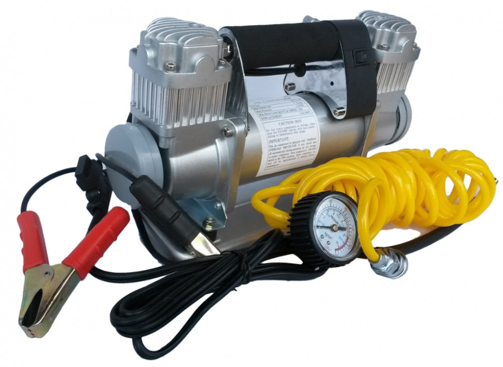 AIR COMPRESSOR | 2X40 MM CYLINDERS | DC12V | 150PSI 150L/MIN (BST1015)
