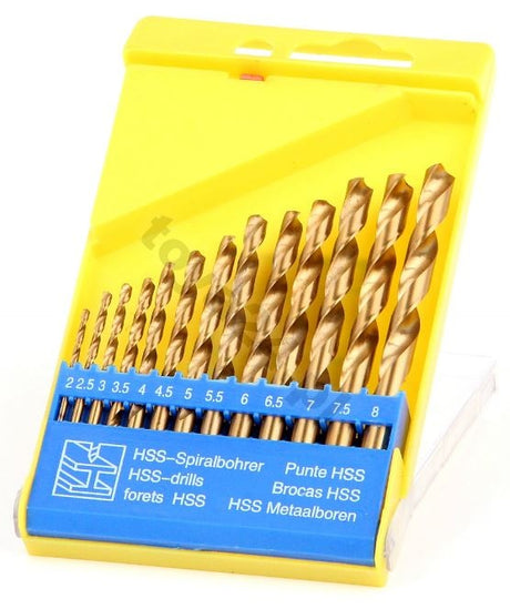 TWIST DRILL SET TYTAN 2-8MM / 13PCS (22310)