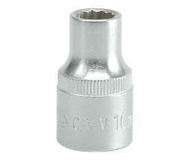 SOCKET 10MM 1/2" 12PT CV  REGULAR (YT-1272)