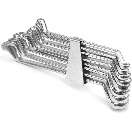 BI-HEXAGONAL RING SPANNER SET 8PCS (52570)