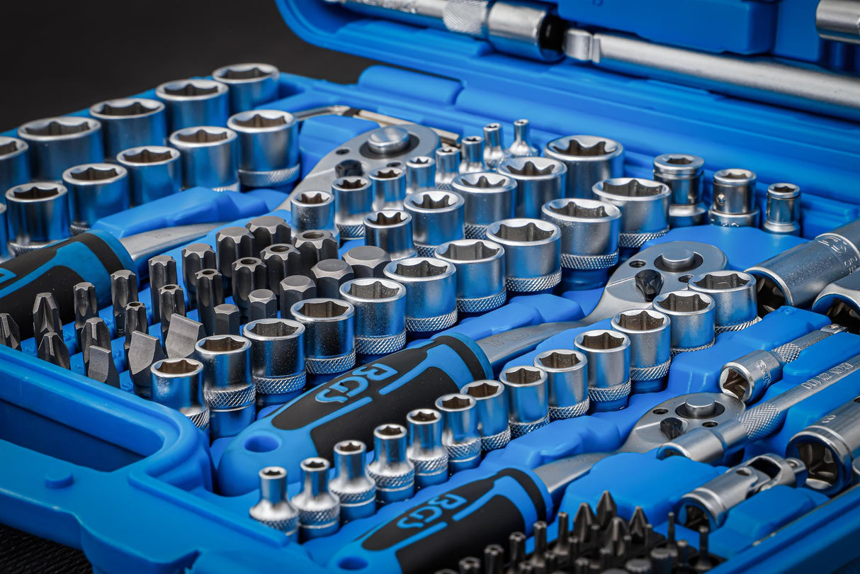 SOCKET SET HEXAGON | 6.3 MM (1/4") / 10 MM (3/8") / 12.5 MM (1/2") DRIVE | 192 PCS. (2243)