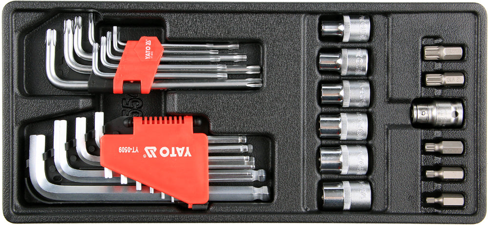 HEX, TORX KEYS, TORX SOCKETS, 31 PCS SET (YT-55451)