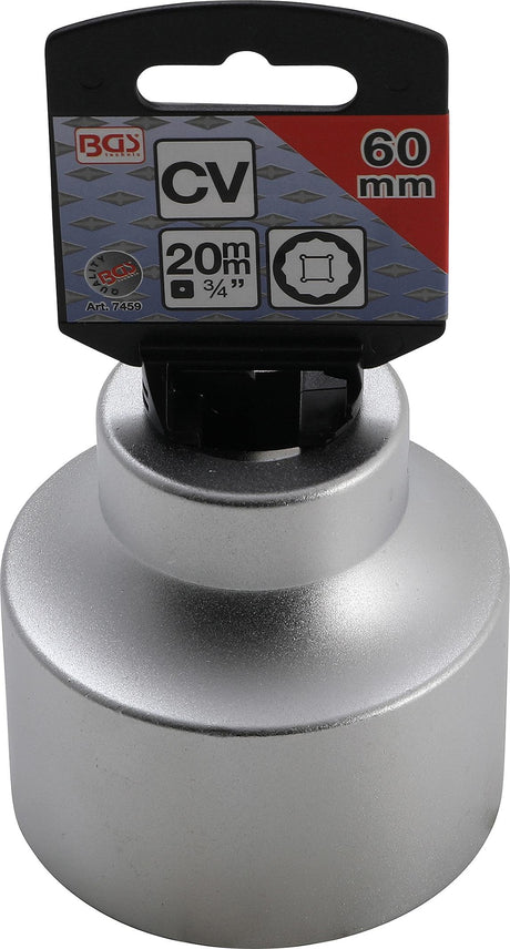 SOCKET, 12-POINT | 20 MM (3/4") DRIVE | 60 MM (7459)