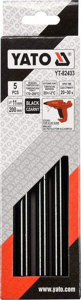GLUE STICKS 11*200MM 5PCS BLACK (YT-82433)