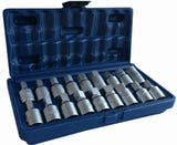 OIL PLUG REMOVAL SOCKET SET 18 PCS. "STAHLBERG" (GE2405)