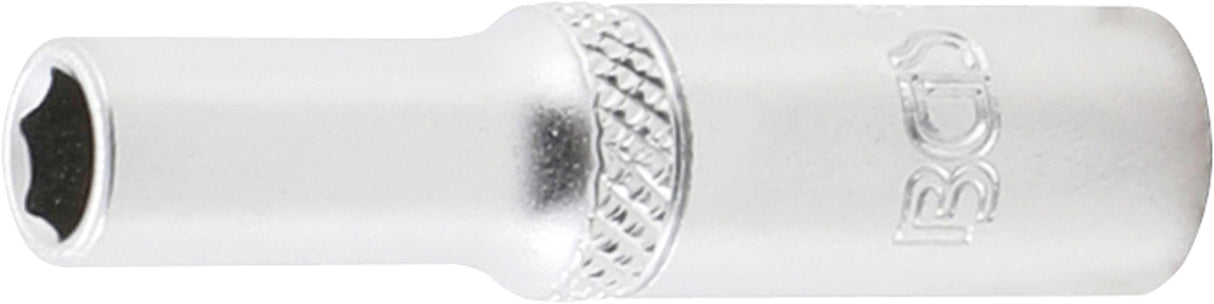 SOCKET, HEXAGON, DEEP | 6.3 MM (1/4") DRIVE | 6 MM (10506)
