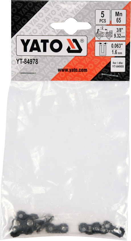 LINKS FOR CHAIN 3/8" / 0,06 SET 5PCS (YT-84978)