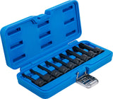 IMPACT BIT SOCKET SET | 12.5 MM (1/2") DRIVE | SPLINE (FOR RIBE) M5 - M14 | 9 PCS. (5483)