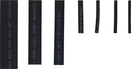 SHRINK TUBE ASSORTMENT | BLACK | 127 PCS. (8042)