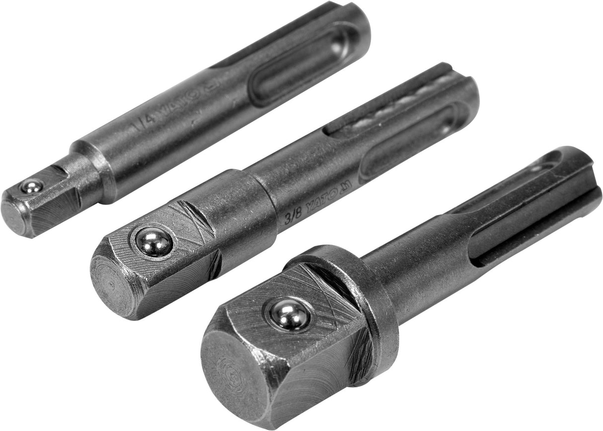 3PCS SDS SOCKET DRIVER SET 1/4,3/8,1/2 (YT-04686)