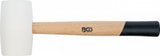 RUBBER MALLET | HICKORY HANDLE | WHITE HEAD | Ø 64 MM | 750 G (70140)