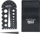 SCREWPITCH GAUGE AND THREAD TEMPLATE | METRIC | M3 - M20, 0.5 - 13.00 MM (74247)