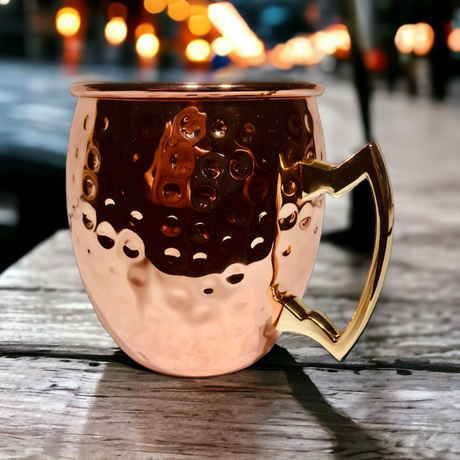 COCKTAIL MUG MOSCOW MULE | COPPER-STAINLESS STEEL | Ø93X122X100MM | 500ML (69524)