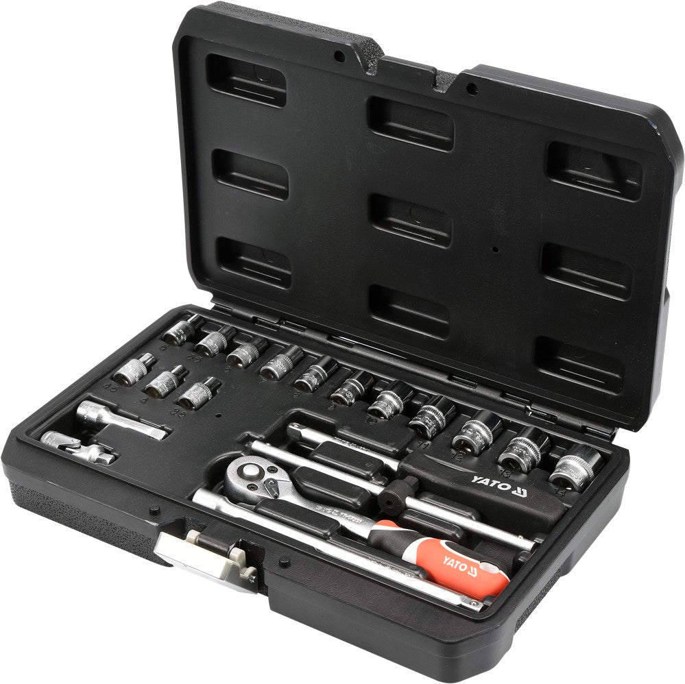 SOCKET SET 1/4" 20PCS (YT-14491)