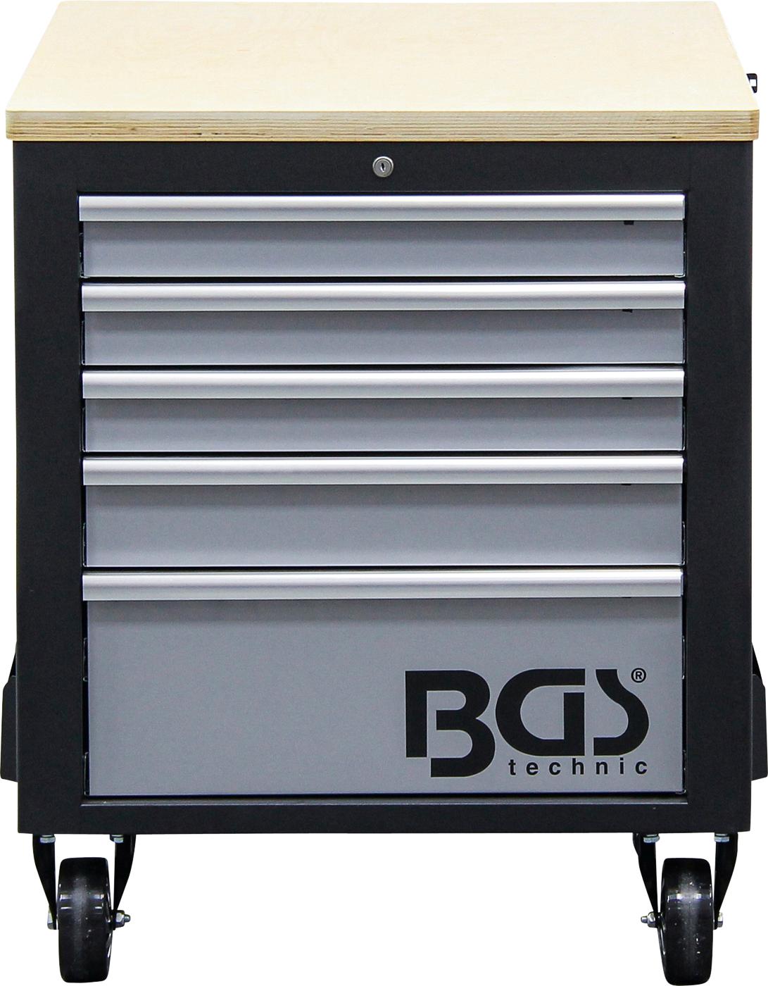 WORKSHOP TROLLEY | 2X 5 DRAWERS | 1 CABINET | EMPTY (4199)