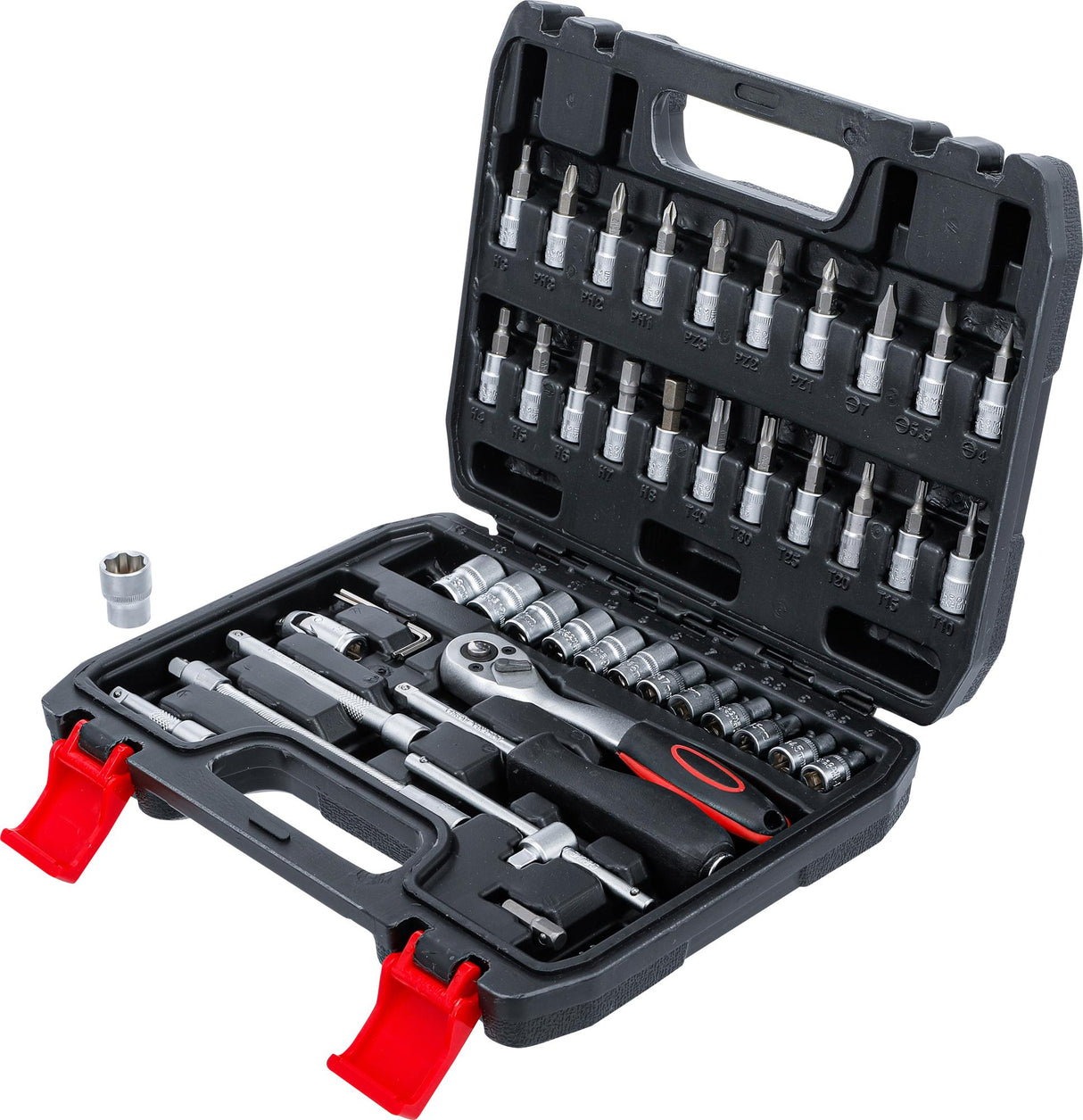 SOCKET SET | 6.3 MM (1/4") DRIVE | 46 PCS. (2142)