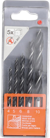 WOOD DRILL SET | 4 - 10 MM | 5 PCS. (2017)