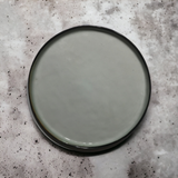 PLATE CANCAN | GLOSSY | BLACK RIM | CERAMIC | Ø21CM (69980)