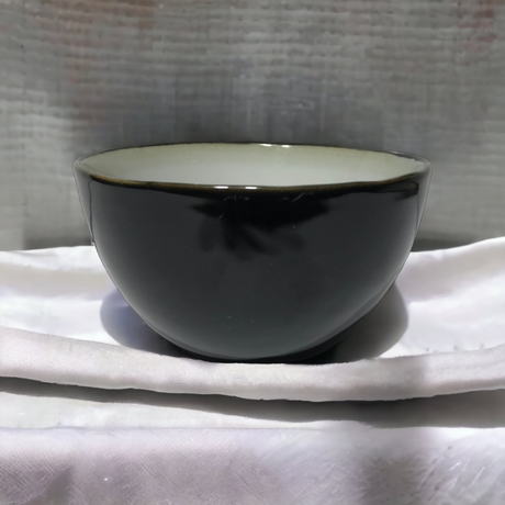BOWL CANCAN | GLOSSY | BLACK | CERAMIC | Ø14CM | H8CM (69981)