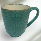 MUG SALSA | GREEN | GLOSSY | CERAMIC | Ø9CM | H10CM | 350ML (69989)