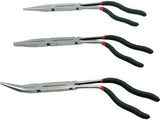 PLIERS SET | DOUBLE JOINT / ANGLED HANDLES | 325 MM | 3 PCS. (PGP03)