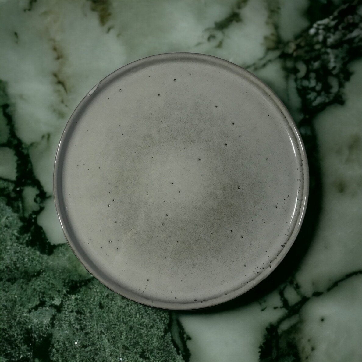 PLATE STEPP | GREY | GLOSSY | CERAMIC | Ø21.5CM (69991)