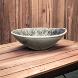 BOWL MOSH | GREY | GLOSSY | CERAMIC | Ø18CM | H5.5CM (69995)