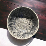 BOWL MOSH | GREY | GLOSSY | CERAMIC | Ø18CM | H5.5CM (69995)