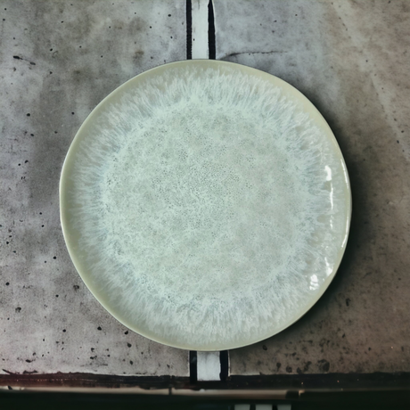 PLATE JAZZ | GLOSSY | WHITE | CERAMIC | Ø28CM (69996)