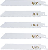 RECIPROCATING SAW BLADE SET | FOR BGS 709933, 74520 | 5 PCS. (74382)