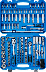 SOCKET SET GEAR LOCK | 6.3 MM (1/4") DRIVE / 10 MM (3/8") / 12.5 MM (1/2") | 192 PCS. (2247)
