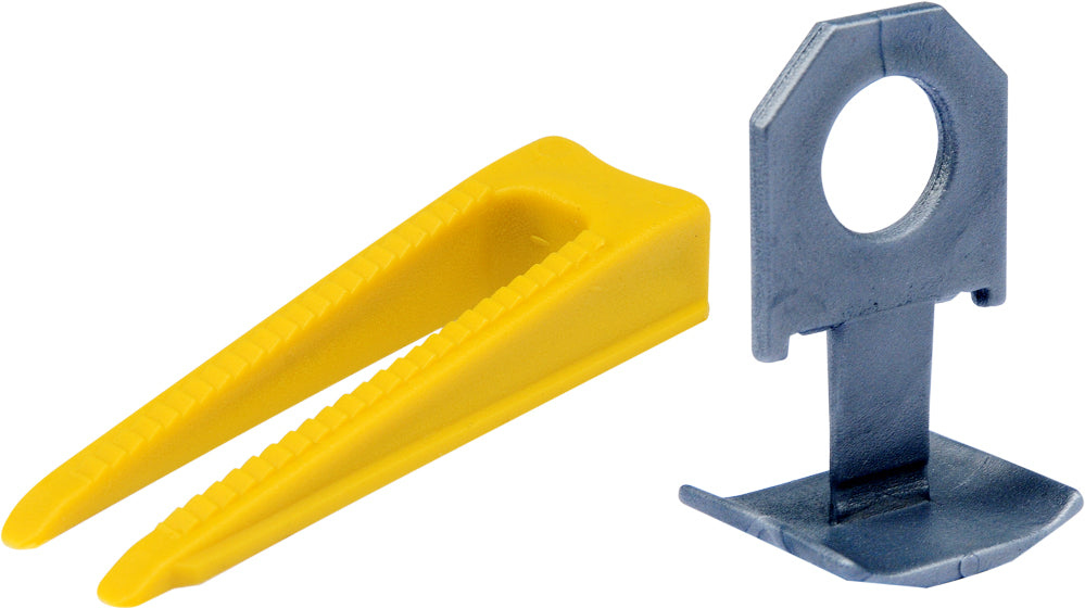 TILE LEVELING SYSTEM | 100 WEDGES + 300 CLIPS (04692)