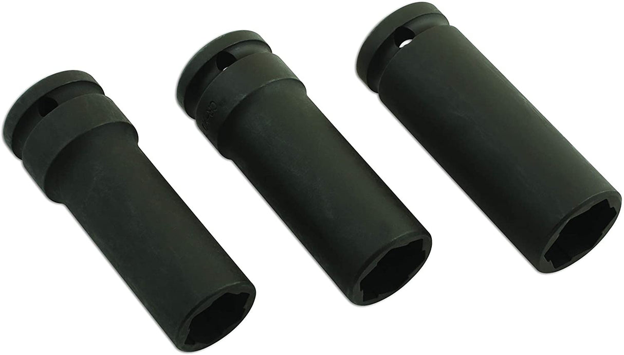 SOCKET SET FOR DAMAGED BOLTS | LONG | 17/19/21 MM | 3 PCS. (SK921092)