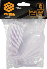 HOOK AND LOOP CABLE TIES 150MM 10PCS (73840)