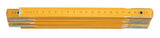 WOODEN FOLDING RULE, FERRULED, 2M (15020)
