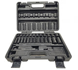 IMPACT TOOL SET | CR-MO | METRIC AND IMPERIAL SIZES | 10 MM (3/8") | 44 PCS. (SK4501)