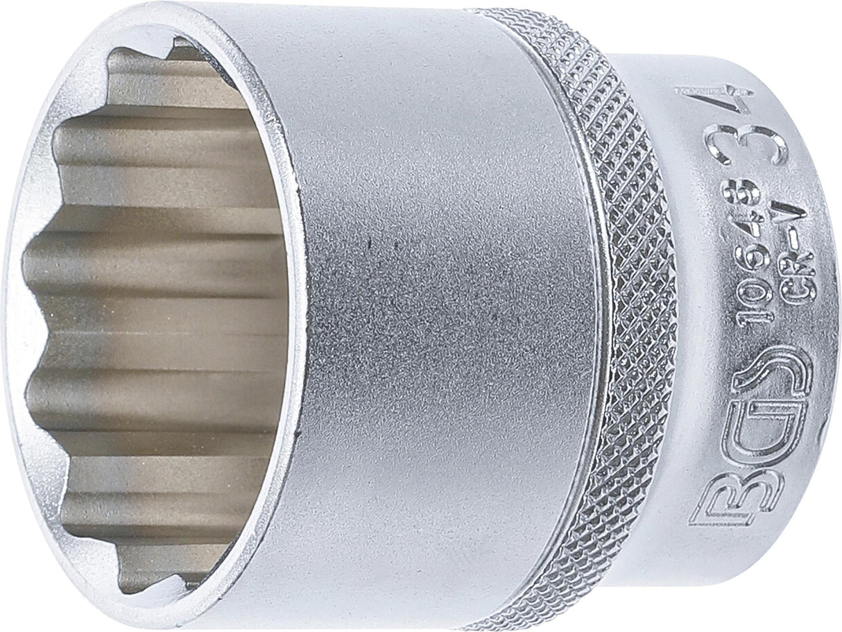 SOCKET, 12-POINT | 12.5 MM (1/2") DRIVE | 34 MM (10648)