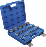 SOCKET SET, 12-POINT | 12.5 MM (1/2") DRIVE | 8 - 36 MM | 21 PCS. (2267)