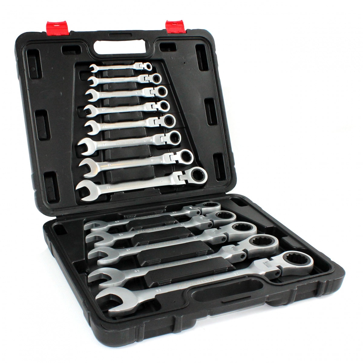 RATCHET WRENCH SET | FLEX HEAD | PLASTIC BOX | 8-32 MM | 13 PCS. (SK5003)