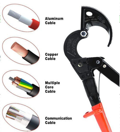 CABLE SHEARS WITH RATCHET | 240MM² (RCC10)