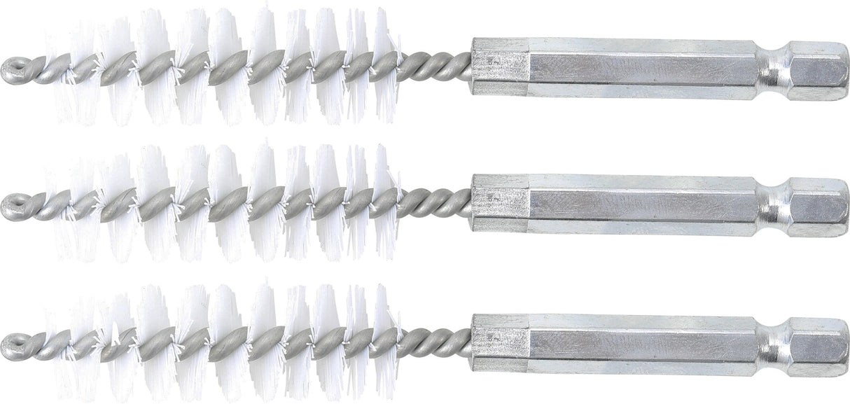 NYLON BRUSH | 14 MM | 6.3 MM (1/4") DRIVE | 3 PCS. (3078-14-N)