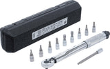 TORQUE WRENCH SET | 6.3 MM (1/4") | 2 - 24 NM | 11 PCS. (72118)